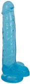 Lollicock Dildo Met Ballen 20 CM - Berry Ice