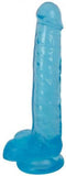 Lollicock Dildo Met Ballen 20 CM - Berry Ice