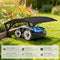 tectake® Domus - Garage voor Robotmaaier - Weerbestendig - 81 x 100 x 48 cm - Zwart - Inclusief 4 grondpennen