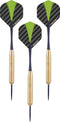 Longfield Darts Steeltip Dartpijl Set 22 Gram Goud/groen 3 Stuks