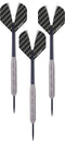 Longfield darts Steeltip Dartpijl Set 23 gram Zilver/Zwart 3 stuks
