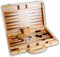 Longfield Games Backgammon 15 Inch - Ingelegd Hout