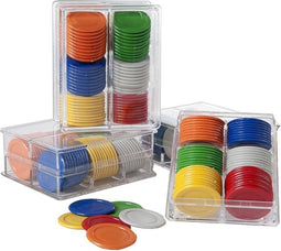 Longfields Pokerfiches - Ø 25 mm in Opbergbox - 240 stuks