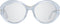 Longines LG0012-H/S 24X Zonnebril - Dames - Grijs