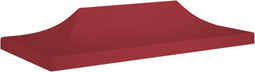 vidaXL - Partytentdak - 580 x 291 cm - UV- en waterbestendig - Bordeauxrood