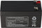 Loodaccu-inzetstuk geschikt voor Wissner-Bosserhoff (Linet) bed Multicare Image 3 Type 8214-3040 2x12 volt 1,2 Ah CE-conform