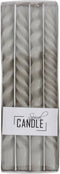 Looliving sierkaars Spiraal Beige 10x3x31cm (set van 4)