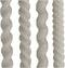 Looliving sierkaars Spiraal Beige 10x3x31cm (set van 4)