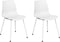 LOOMIS - Eetkamerstoel set van 2 - Wit - Polypropyleen