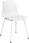 LOOMIS - Eetkamerstoel set van 2 - Wit - Polypropyleen
