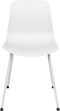 LOOMIS - Eetkamerstoel set van 2 - Wit - Polypropyleen