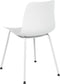 LOOMIS - Eetkamerstoel set van 2 - Wit - Polypropyleen