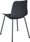 LOOMIS - Eetkamerstoel set van 2 - Zwart - Polypropyleen