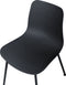 LOOMIS - Eetkamerstoel set van 2 - Zwart - Polypropyleen