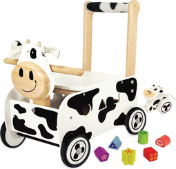 Loop- en Duwwagen Koe