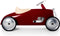 Loopauto Rider rood- Baghera