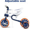 Loopfiets voor 2-4 oude jongens meisjes, peuter trike fiets 4 in 1 kinderen driewieler fiets met afn