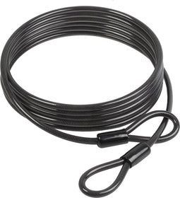 Loopkabel met dubbele lus M-Wave S 10.50 L - 5 meter x 10 mm - zwart