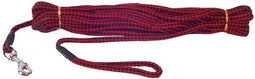Looplijn Nylon Rood/Zwart 10mm Afmeting - 10M