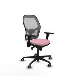 Piqueras y Crespo 3D036G0 - Bureaustoel - Verstelbare hoogte met armleuning - Roze