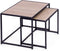 Nesttafels lofoten design - set van 2 - salontafels - 50 x 40 cm