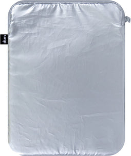 LOQI Laptop Sleeve - Silver Metallic Large