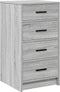 vidaXL - Dressoir - Grijs - Sonoma - 40x41x75 - cm - Engineered - Hout