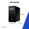 HP D4CU4ET#ABE - Desktop PC - Intel Core Ultra 7 265K 64 GB RAM - Zwart