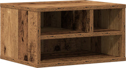 vidaXL - Printerstandaard - Oud - Hout - 40x32x22,5 - cm - Gelaagd - Hout