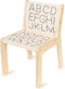 Lorena Canals Kinderstoel - Sillita ABC Nude - 52x31x39cm