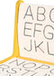 Lorena Canals Kinderstoel - Sillita ABC Yellow - 52x31x39cm