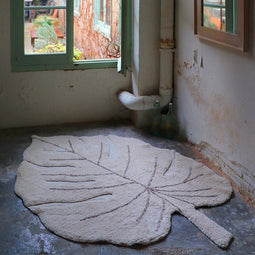 Lorena Canals - Kindervloerkleed - Monstera Natural - 120 x 180 cm