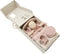 Lorena Canals Mini Ammi set - Tapijt, poef, opbergmand, bed, beddengoed en pop - Roze