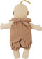Lorena Canals Mini Ammi set - Tapijt, poef, opbergmand, bed, beddengoed en pop - Roze