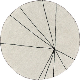 Lorena Canals - Rond Vloerkleed Trace - beige
