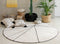 Lorena Canals - Rond Vloerkleed Trace - beige