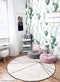 Lorena Canals - Rond Vloerkleed Trace - beige