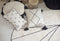 Lorena Canals - Rond Vloerkleed Trace - beige