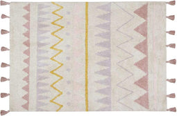 Lorena Canals Wasbaar katoen vloerkleed - Azteca Natural Vintage Nude - 120x160cm