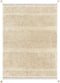 Lorena Canals Wasbaar katoen vloerkleed - Bloom Golden M - 140x200cm