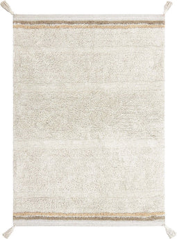 Lorena Canals Wasbaar katoen vloerkleed - Bloom Natural M - 140x200cm
