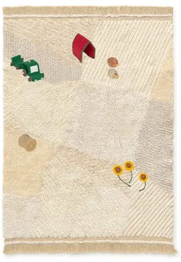 Lorena Canals Wasbaar katoen vloerkleed - Play Fields - 120x170cm