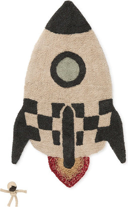 Lorena Canals Wasbaar katoen vloerkleed - Rocket - 85x135cm