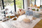 Lorena Canals - Wasbaar Vloerkleed - Altas Natural - Vintage Blue - 170 x 240 cm