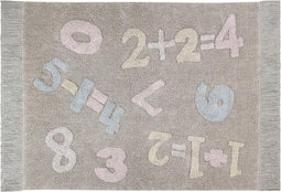 Lorena Canals - wasbaar vloerkleed - Baby Numbers - 120 x 160 cm