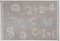 Lorena Canals - wasbaar vloerkleed - Baby Numbers - 120 x 160 cm