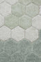 Lorena Canals - Wasbaar vloerkleed Rond Honingraat Blauw