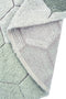 Lorena Canals - Wasbaar vloerkleed Rond Honingraat Blauw