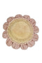 Lorena Canals Wasbaar vloerkussen - Planet Bee - Pink Daisy - Ø70cm