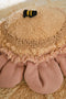 Lorena Canals Wasbaar vloerkussen - Planet Bee - Pink Daisy - Ø70cm